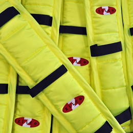 Neon Yellow Puffa Pads